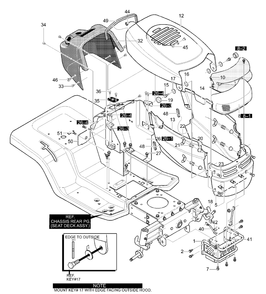 Part Location Diagram of 094466 Murray DASH, H26 Gray